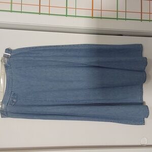 Vintage No Boundaries  long denium maxi skirt